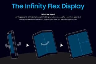 Infinity Flex es el nombre que Samsung le da a su tecnología de pantallas plegables