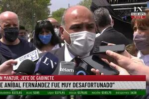 Manzur habló sobre la intimidación de Aníbal Fernández a Nik: “Fue muy desafortunado”