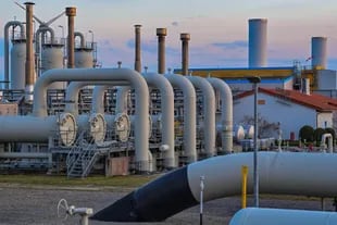 Eine Anlage nahe der deutschen Grenze bezieht russisches Erdgas