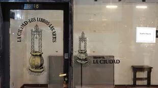 La mítica librería La Ciudad, hoy vacía