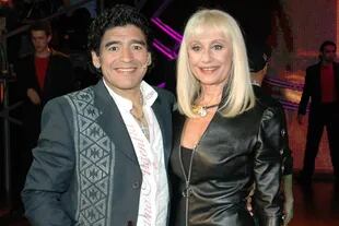 Con Diego Maradona, en La noche del 10