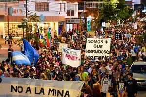 Chubut dice con la mía no, en vez de permitir la minería