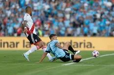 Doble error defensivo: River pierde con Belgrano, con un grito de su gran goleador