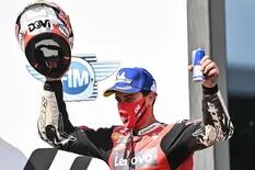 MotoGP. Andrea Dovizioso festejó en la accidentada carrera de Austria