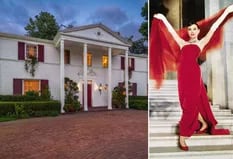 Increíble: venden la mansión que fuera de Audrey Hepburn por US$14 millones