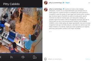 El descargo de Pitty la numeróloga en Instagram (Captura)