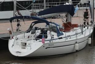 El velero Traful había sido remolcado al amarradero en Puerto Madero