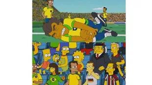 Los Simpson predijeron la lesión de un futbolista que hacía parodia de Neymar