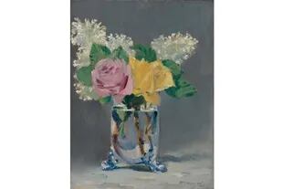 Lilas y Rosas, de Manet