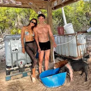 Irina Shayk y Bradley Cooper se mostraron juntos en las islas Bahamas.