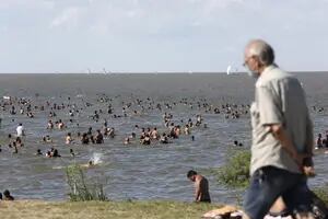 Ola de calor: ¿qué tan peligroso es bañarse en el Río de la Plata?