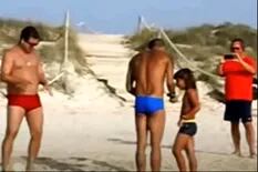 Video: el día que Luka Romero deslumbró a Dani Alves jugando en la playa