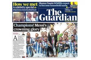 "¡Campeones!, celebra The Guardian en su tapa