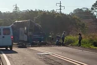 Brasil: 37 muertos por un choque entre un ómnibus y un camión