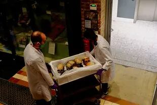 Los especialistas retiraron los restos humanos que eran exhibidos en el museo
