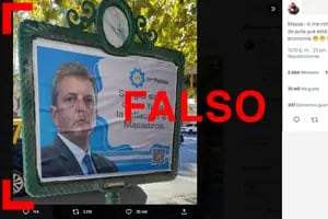 Es falso el afiche en el que Sergio Massa promete “bajar la inflación a Massazos”