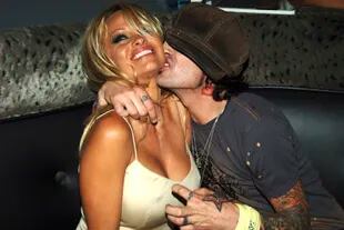 Pamela Anderson and Tommy Lee (Photo by Jeff Kravitz/FilmMagic)