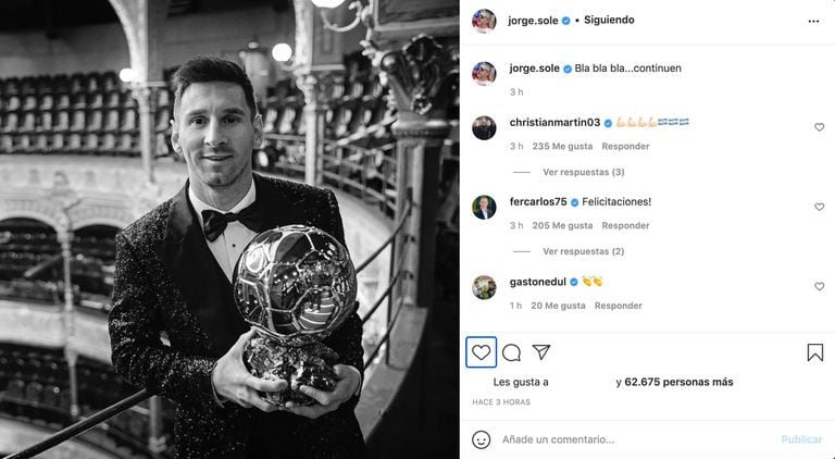 El posteo de Jorge Messi para felicitar a su hijo y apuntar contra sus detractores