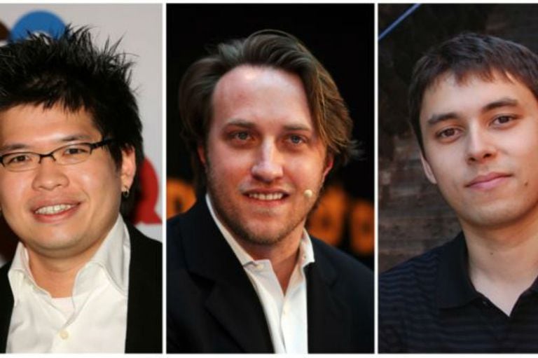 Steve Chen, Chad Hurley y Jawed Karim fueron los creadores de la primera versión de YouTube