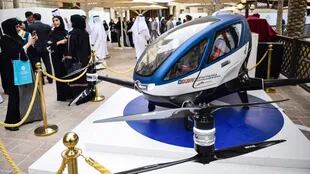 El EHang 184 fue un drone presentado en la feria CES 2016 y que ahora tendrá una oportunidad para operar como un servicio de taxi aéreo en Dubai
