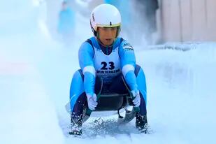 Veronica Ravenna competirá en luge; es la única de los argentinos que tiene experiencia olímpica, pues participó en Pyeongchang 2018.