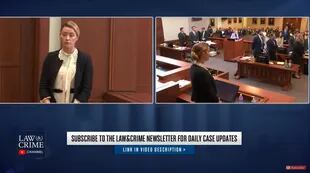 Law & Crime Channel transmite en vivo el juicio por difamación de Amber Heard de Johnny Depp (Crédito: captura de video)