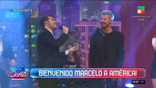 Fernando Dente hizo cantar a Marcelo Tinelli