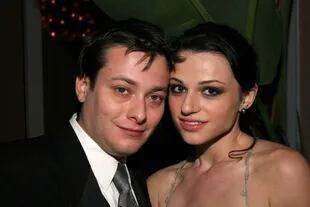 The actor with his wife Rachel Bella, in 2005