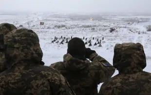 Ejercicio militar en Ucrania
