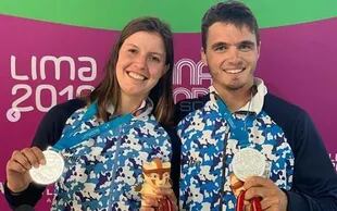 Mateo Majdalani y Eugenia Bosco fueron medalla de plata en los Juegos Panamericanos Lima