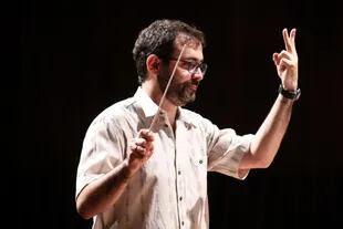 Exequiel Mantega, director de la Orquesta Sin Fin