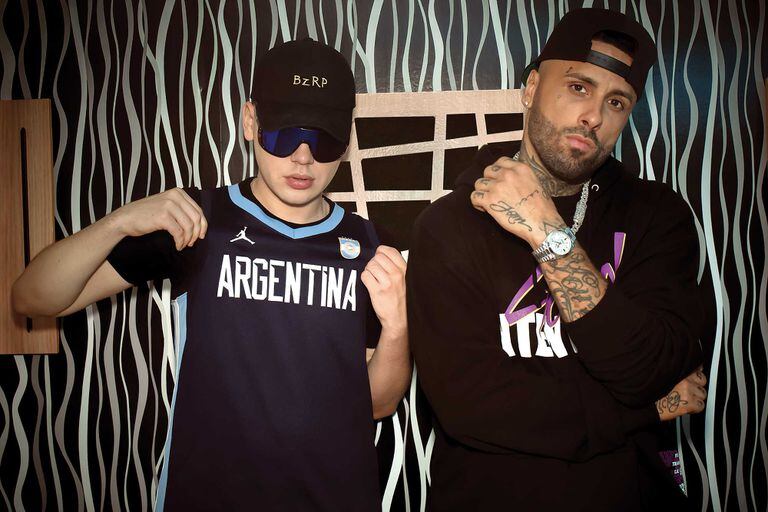 Bizarrap con Nicky Jam, en la BZRP Music Session que realizaron juntos