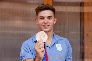 "El Rayo": Marcos Moneta, el coleccionista de medallas olímpicas (había conseguido la dorada en los Juegos de la Juventud Buenos Aires 2018)