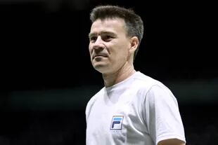 Guillermo Coria, capitán del equipo argentino de Copa Davis, y otra decepción