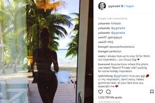 La imagen con la que comenzaron los debates de Instagram; En 2016, la modelo posteo su reflejo en la ventana de un hotel y recibió comentarios por su delgadez que respondió abriendo el debate