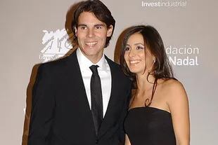 La pareja en la Fundación Nadal, cuando estaban en sus primeros años de relación