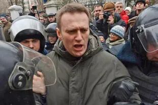 Navalny ha sido detenido en diversas ocasiones en los últimos durante protestas "no autorizadas".
