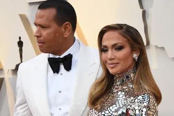 Jennifer Lopez y su novio Alex Rodriguez, a puro glamour