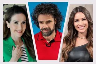 Natalia Oreiro, Luciano Castro y Pampita Ardohain, tres caras de la televisión de 2022