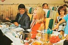Cuando comer en los aviones era un verdadero lujo