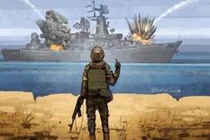 En medio de intensos bombardeos, Ucrania festeja la retirada de Rusia de un punto estratégico en el Mar Negro