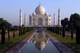 El Taj Mahal en India sirvió de inspiración al palacio de Aladdín