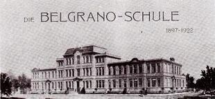 El Belgrano-Schule, que después pasó a llamarse Goethe-Schule, sobre la calle José Hernández. La obra favorita del arquitecto Siegerist.