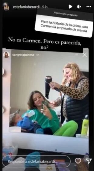 La foto de la China Suárez que generó desconcierto: ¿está con Carmen, la exempleada de Wanda? (Foto: Instagram)