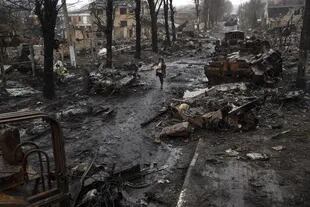 La imagen de la destrucción en Bucha, Ucrania