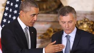 Macri con Obama, cuando el presidente de EE.UU. visitó la Argentina