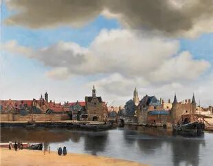 "La vista de Delft" es una de las tres obras de Vermeer que alberga La Galería Real de Pinturas Mauritshuis en La Haya.