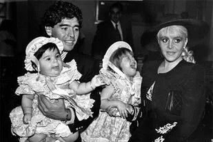Gianinna catalogó de "gigantes" a Diego Maradona y Claudia Villafañe