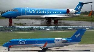 El avión de Sol será usado por Flyest: no se cambiaron ni los colores