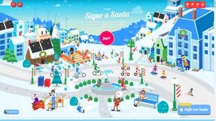 El sitio dedicado a Navidad de Google tiene juegos, videos y una herramienta para seguir el camino de Papá Noel en tiempo real